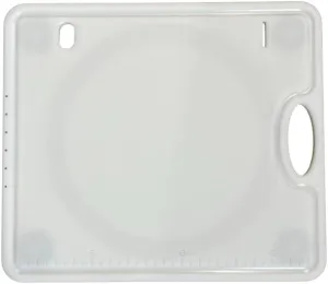 TRAPSKI Made in the USA | Premium Bucket or Cooler Fishing Cutting Board Table | 1/2 inch Thick HDPE UV Protected | Non-Skid or Mark Rubber Feet