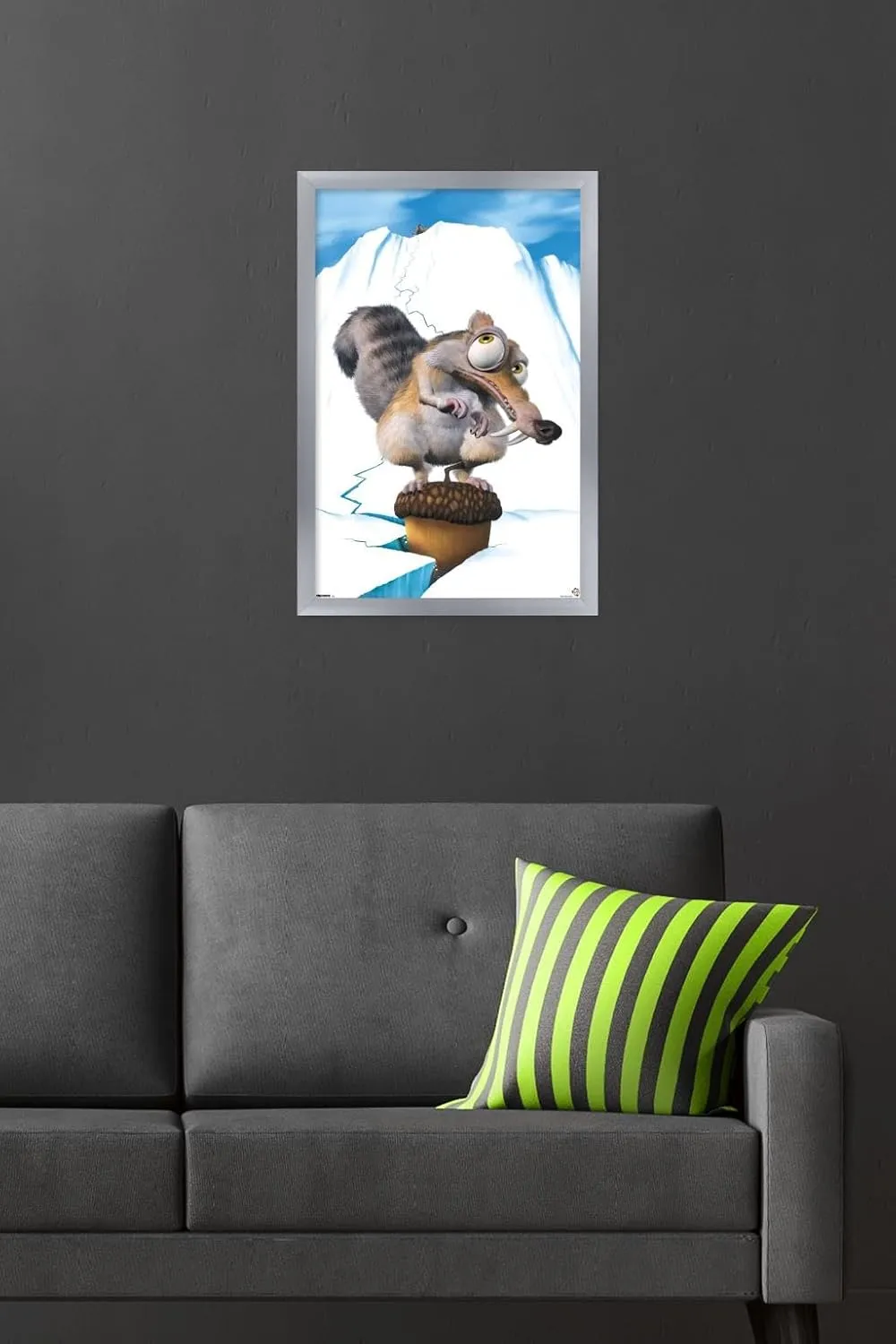 Trends International Ice Age (2002) - Scratch One Sheet Wall Poster, 22.4L x 14.7W, Silver Framed Version