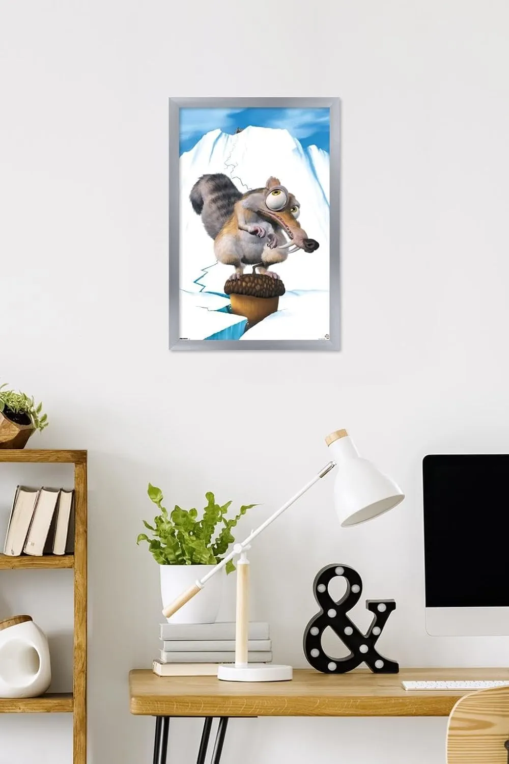 Trends International Ice Age (2002) - Scratch One Sheet Wall Poster, 22.4L x 14.7W, Silver Framed Version