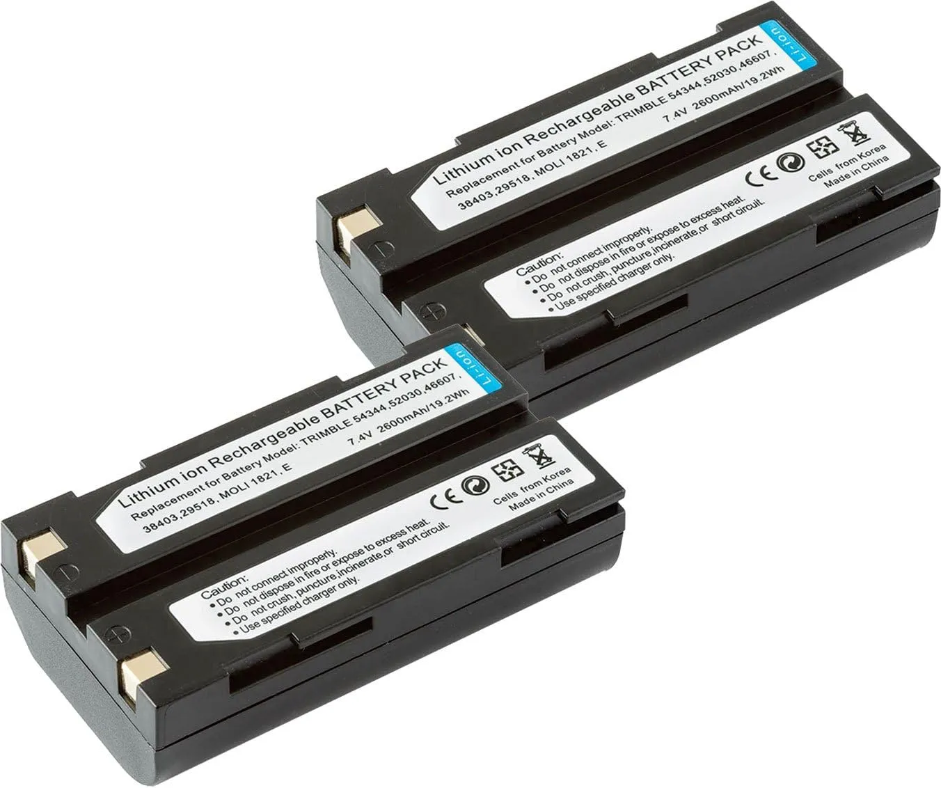 Trimble MT1000 2-Way Radio Battery Combo-Pack Includes: 2 x EM-BLI-TRB3 Batteries