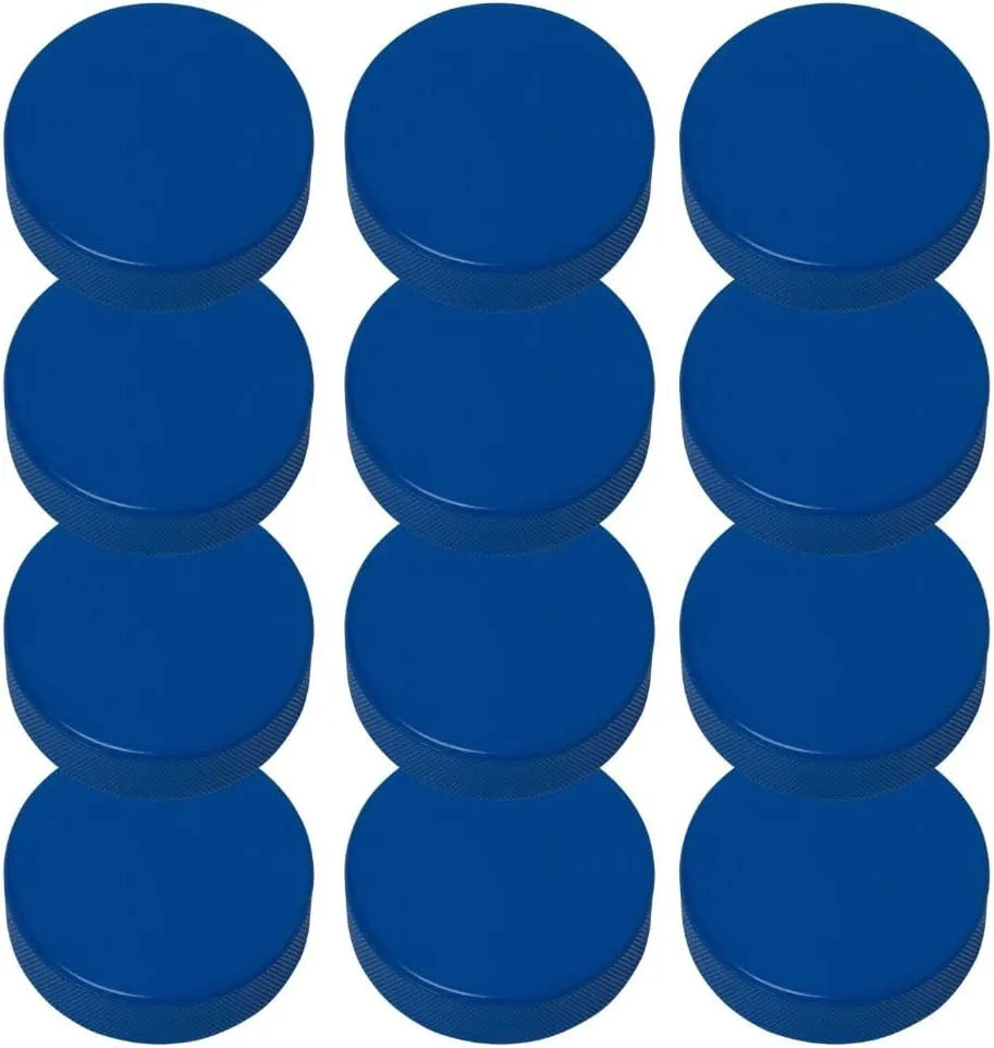 TronX Blue Mite Ice Hockey Pucks | 6 and 12 Packs | Blue Mite Youth Official Ice Hockey Pucks 4 Ounces