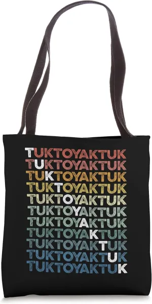Tuktoyaktuk Northwest Territories Canada Retro Vintage Idea Tote Bag