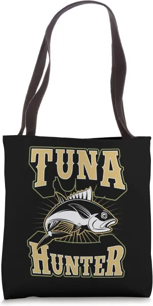 Tuna Hunter Funny Best Ocean Tuna Fishing Tote Bag