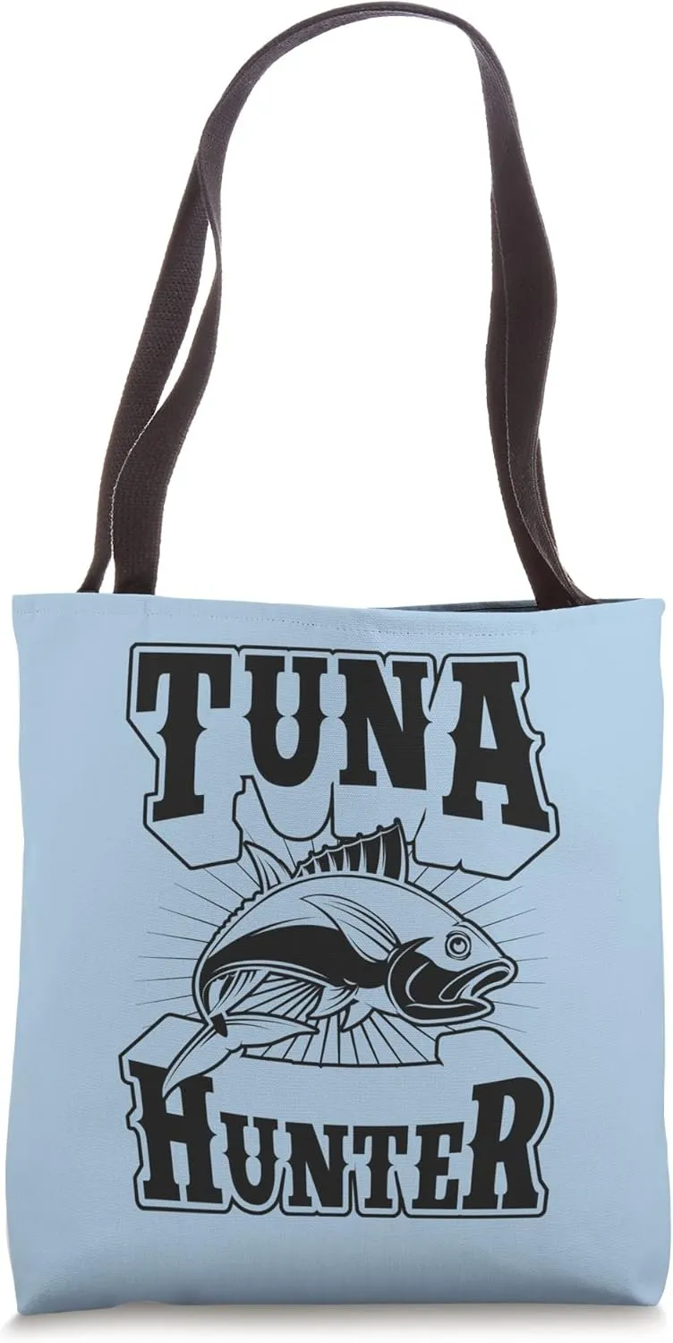 Tuna Hunter Funny Best Ocean Tuna Fishing Tote Bag