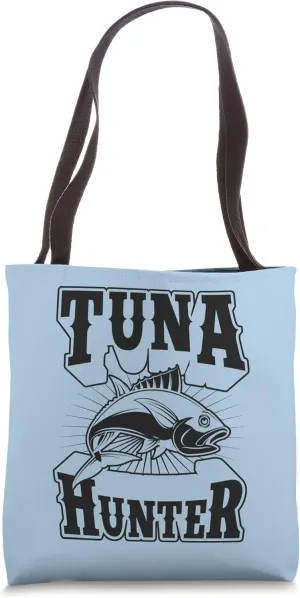 Tuna Hunter Funny Best Ocean Tuna Fishing Tote Bag
