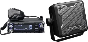 Uniden BEARTRACKER 885 Hybrid Full-Featured CB Radio   Digital TrunkTracking Police/Fire/Ambulance & (BC15) Bearcat 15-Watt External Communications Speaker. Durable Rugged Design