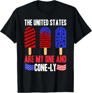 United States my one and Conely - Patriotic T-Shirt