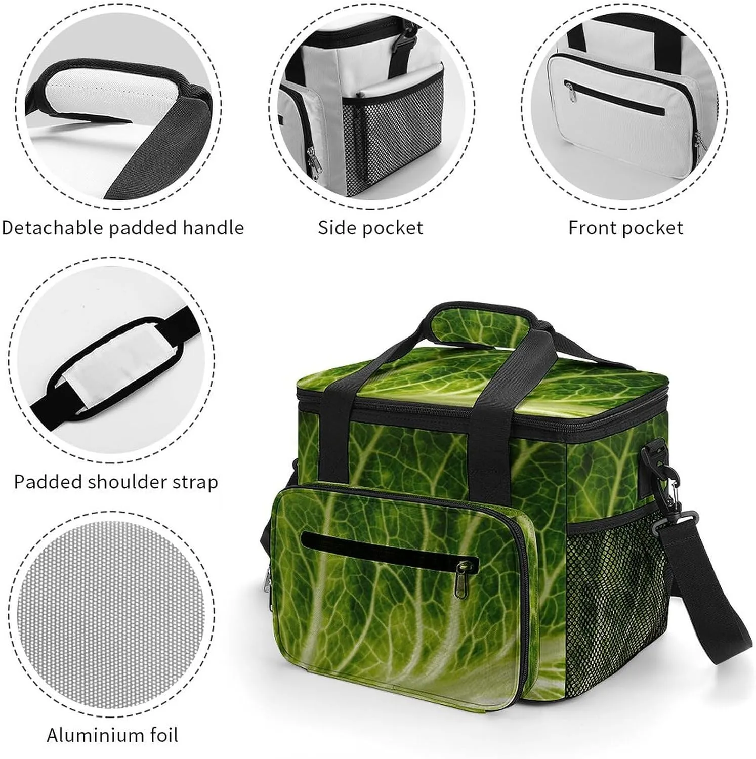 USA Stars Stripes Portable 22.5L Soft Cooler Bag for Car Camping Grunge July 4th Leakproof Ice Chest with Adjustable Strap Insulated Lunch Box for Work Hiking Picnic