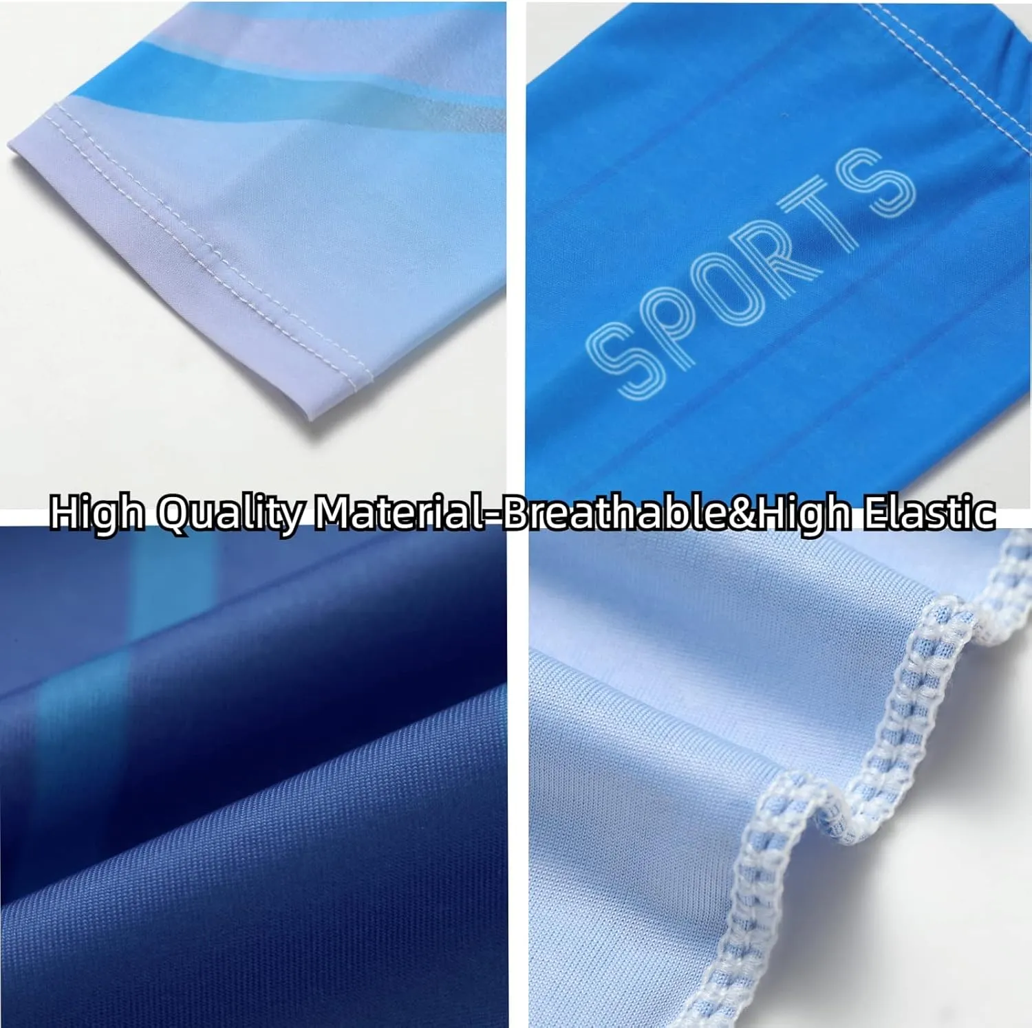 UV Sun Protection Compression Arm Sleeves Balaclava Face Mask Cooling Sport Sleeves for Men Women Outdoor Essential