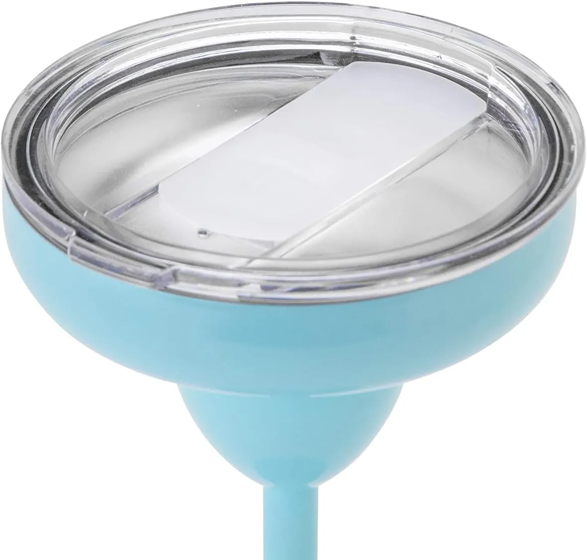 Vacuum-Sealed Metal Margarita Glass with Lid, Insulated Tumbler Mug, Steel Cup for Vacation, Pool, and Ice Cold Margs on the Beach (Pink)