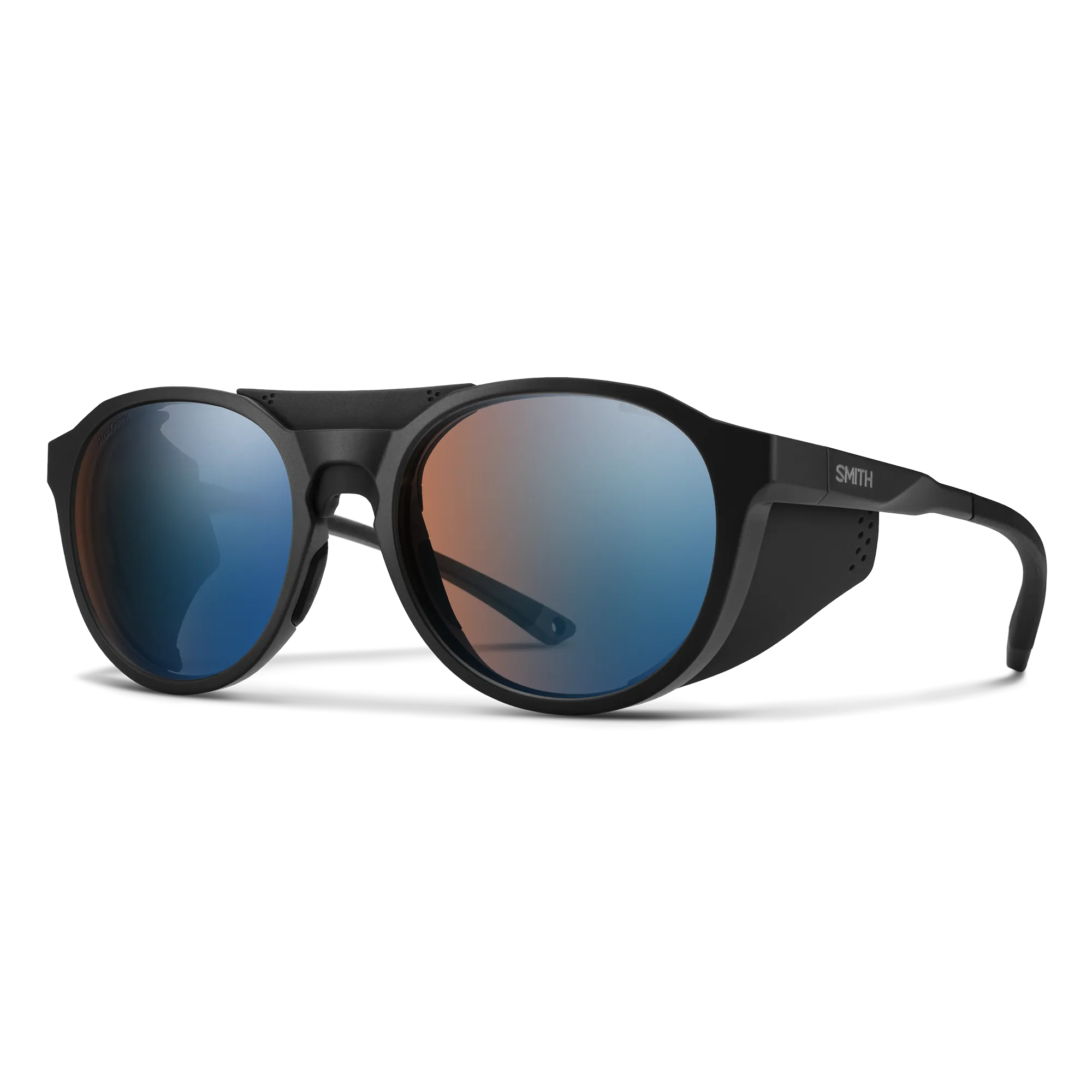 Venture Matte Black   ChromaPop™ Glacier Photochromic Copper Mirror Lens