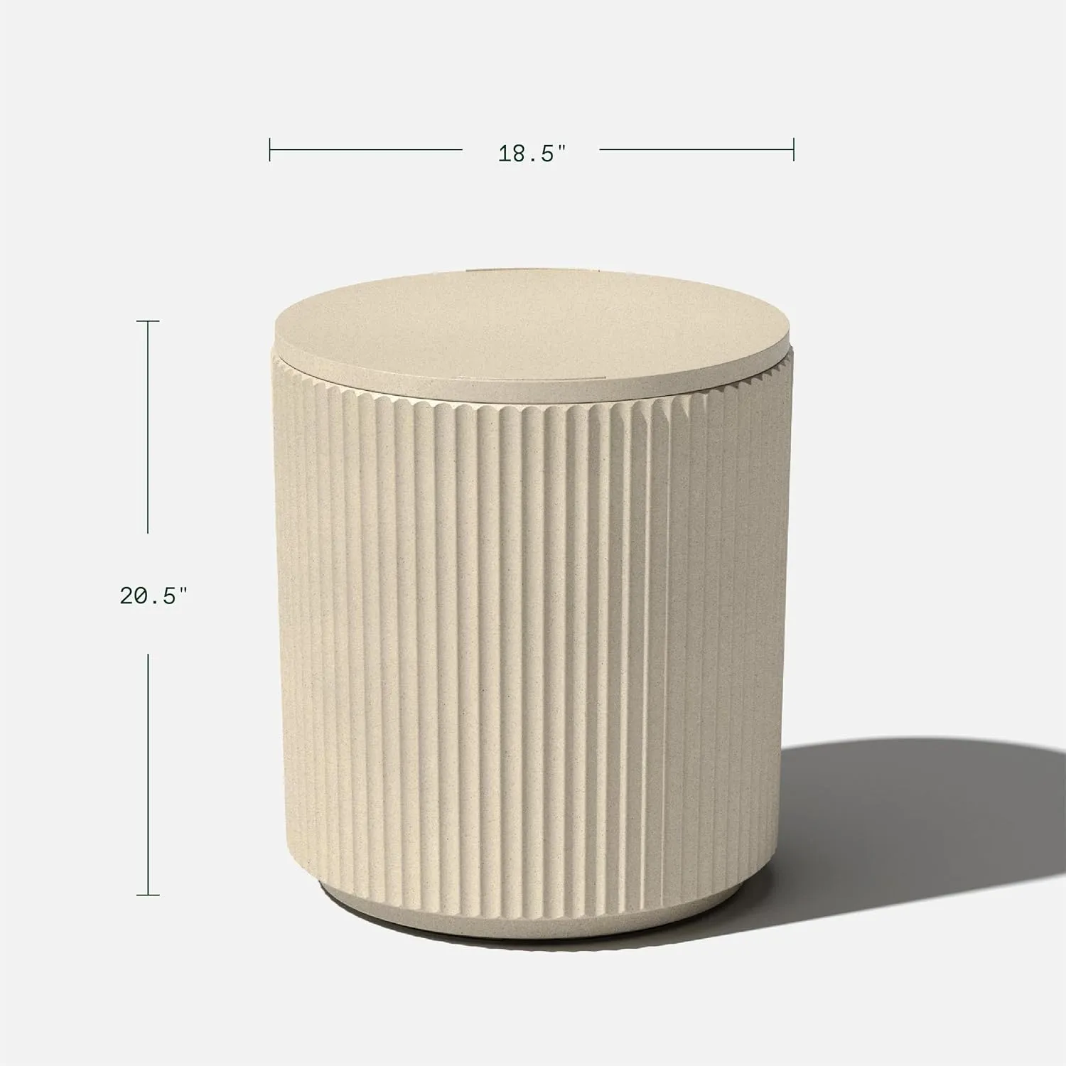 Veradek Cooler Side Table - 2 in 1 - Designed for use as Outdoor Side Table, Patio Decor and Ice Chest