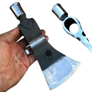 Viking Tools-Viking Bearded Axe - Hand Forged Viking Axe Head Custom Forged high Carbon Steel hatchets Multi Purpose Adult Size Axe Head viking axe head handmade axe head real