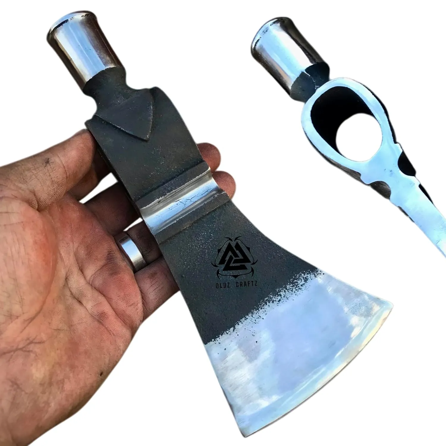 Viking Tools-Viking Bearded Axe - Hand Forged Viking Axe Head Custom Forged high Carbon Steel hatchets Multi Purpose Adult Size Axe Head viking axe head handmade axe head real