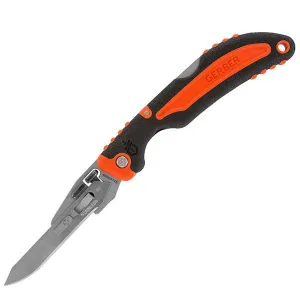 Vital Folder, Black-Orange Handle, 6 Replacement Blades
