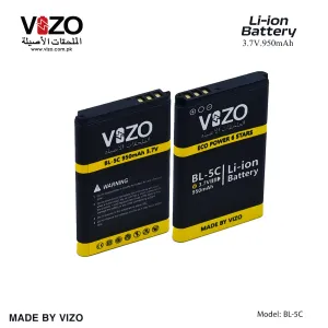 Vizo 5C Eco 6 Star Battery | High Capacity | Long Life | Eco-friendly technology