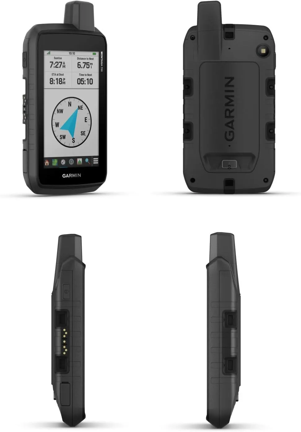 Wearable4U - Garmin Montana 700 Rugged GPS Touchscreen Navigator with Included Ultimate E-Bank Bundle