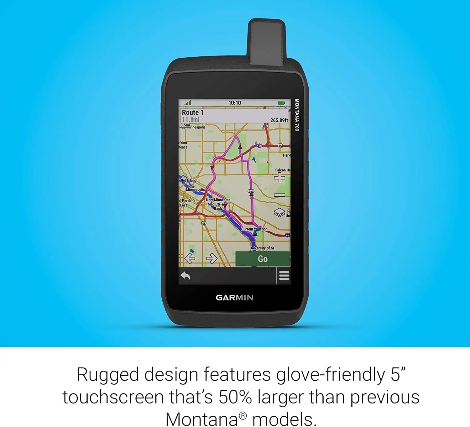 Wearable4U - Garmin Montana 700 Rugged GPS Touchscreen Navigator with Included Ultimate E-Bank Bundle