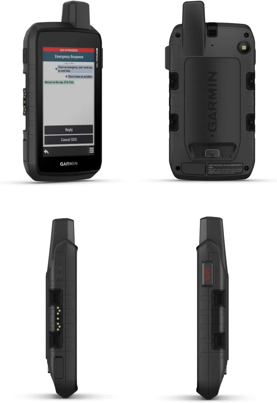 Wearable4U - Garmin Montana 700i Rugged GPS Touchscreen Navigator with inReach Technology with Included Ultimate E-Bank Bundle