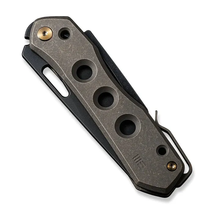 WEKNIFE Vision R Manual Thumb Knife Titanium Handle
