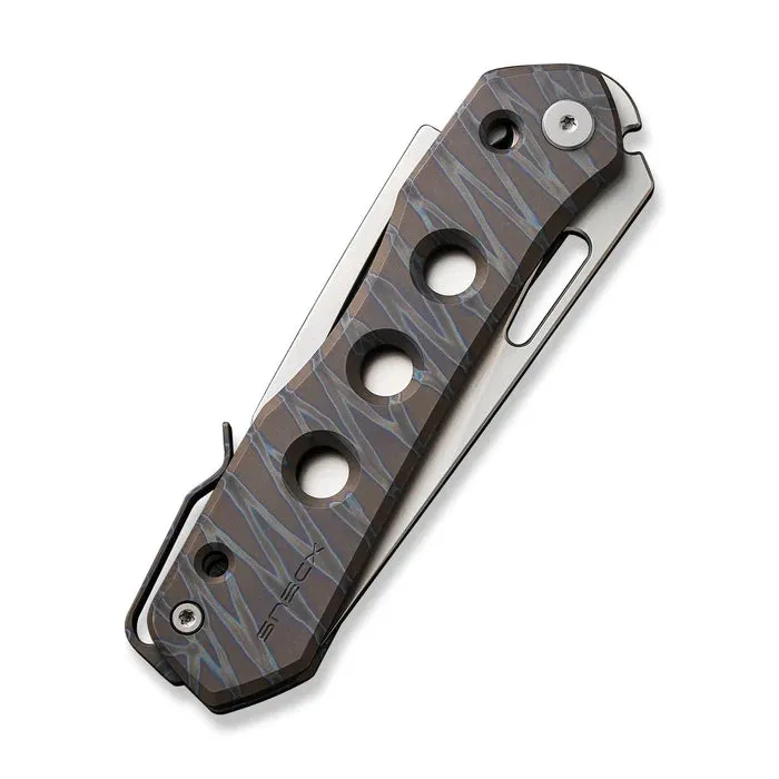 WEKNIFE Vision R Manual Thumb Knife Titanium Handle