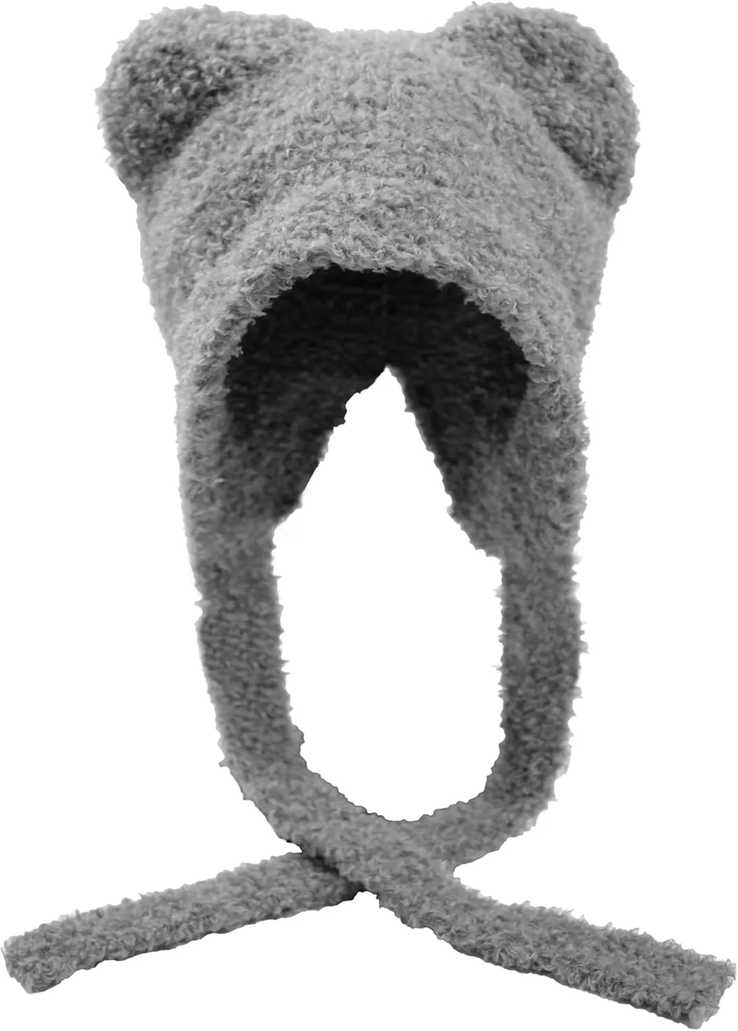 Winter Cute Super Soft Bear Ears Knit Hat Ear Flap Crochet Beanie Hat…