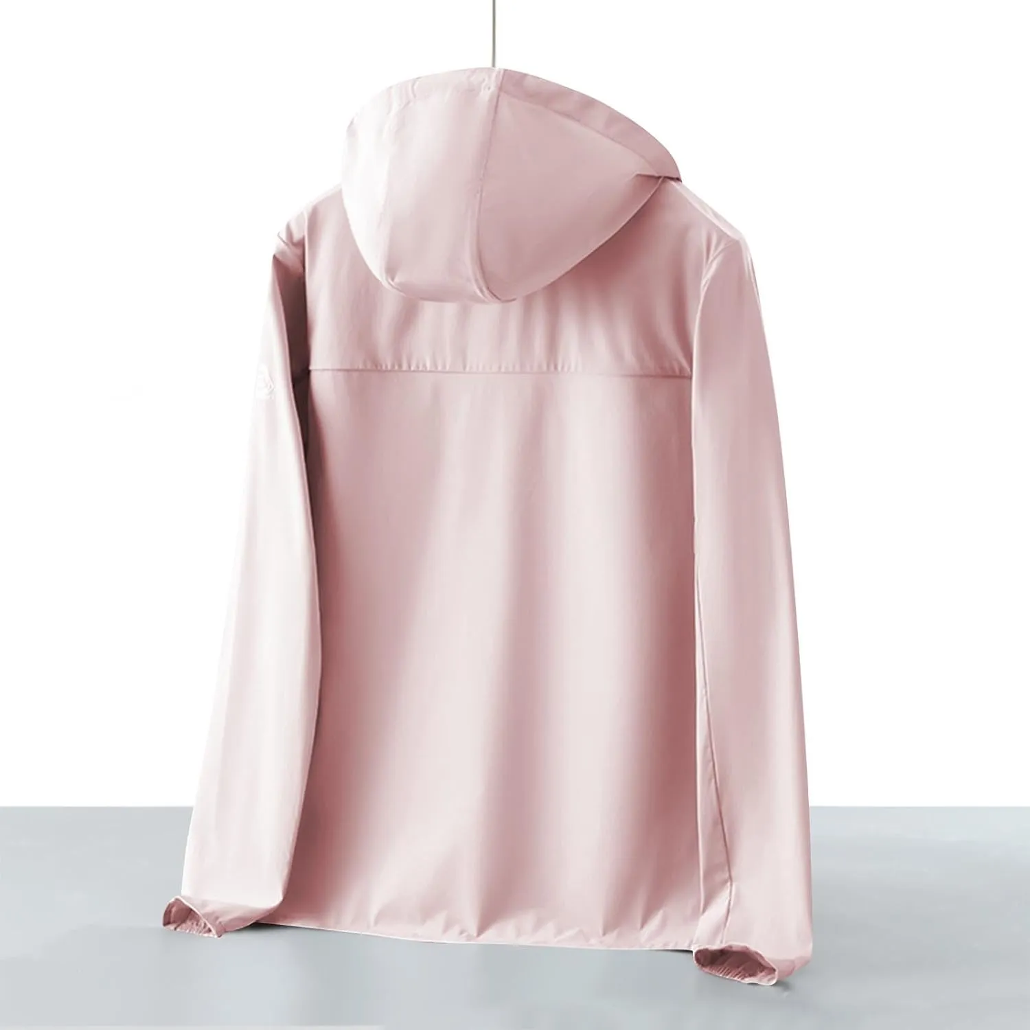 Women's Trendy UPF 50  Hooded Coat Long Sleeve with Zipper Lightweight Breathable Commuting Travel Ice Feeling Tops