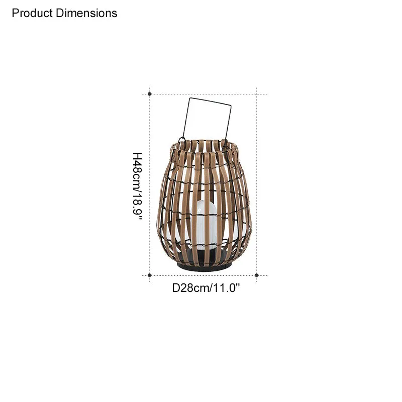 WOMO Outdoor Solar Hanging Lantern-WM9005