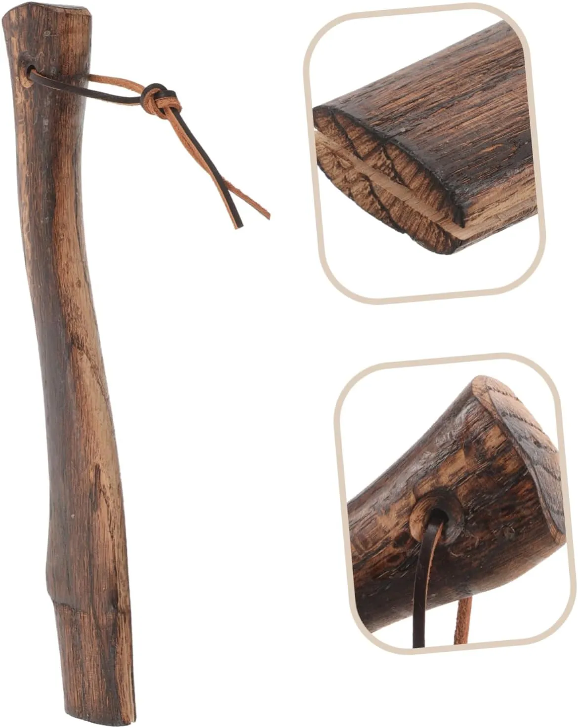 Wooden Axe Handle Replacement Durable Hatchet Handle for Axes Comfortable Installation Smooth Surface Extend Lifespan of Your Tools