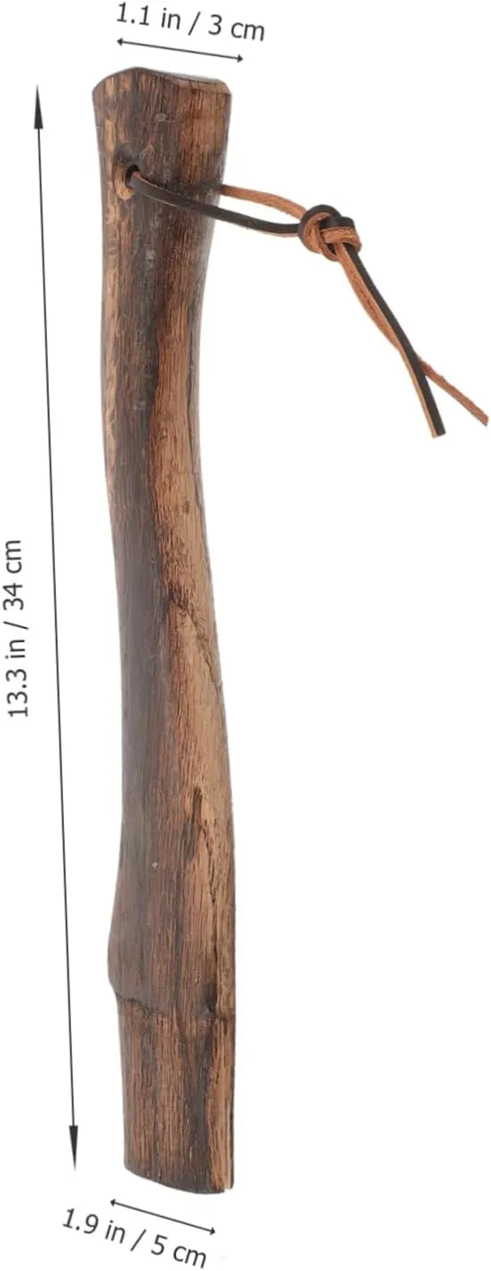Wooden Axe Handle Replacement Durable Hatchet Handle for Axes Comfortable Installation Smooth Surface Extend Lifespan of Your Tools
