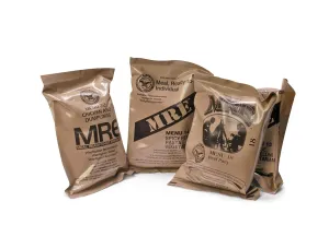 Wornick MRE Meals Ready to Eat, Emergency Food Supply, Survival Camping Outdoor 12 Pack Inspection 2024, 2025 or Better (6 Meals (Random), 6, Count)