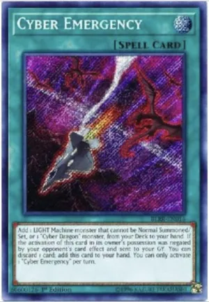 Yu-Gi-Oh! - Cyber Emergency - BLRR-EN016 - Secret Rare - 1st Edition - Secret Rare - 1st Edition - NM/M