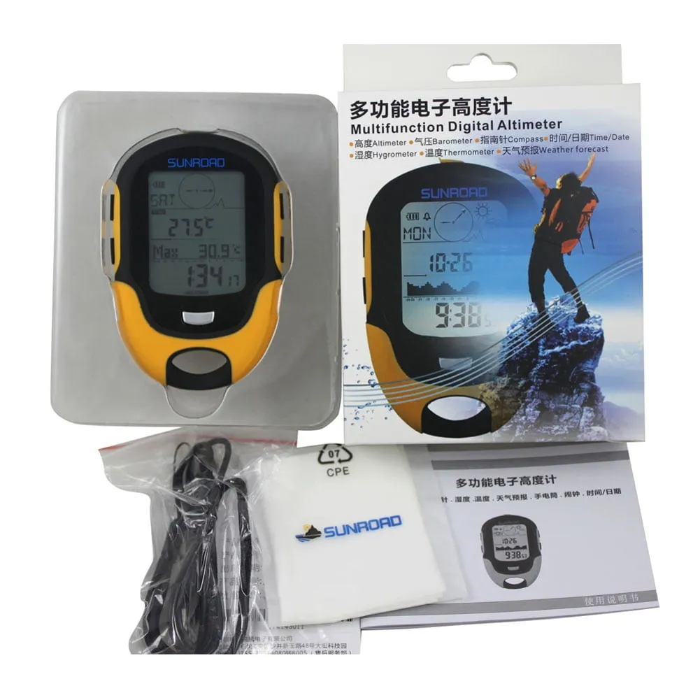 Yucurem Multifunctional GPS Navigation Receptor Rechargeable for Camping Hiking Outdoors