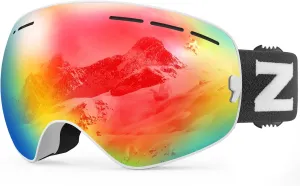 ZIONOR XMINI Kids Ski Goggles - Snowboard Snow Goggles for Boys Girls Youth