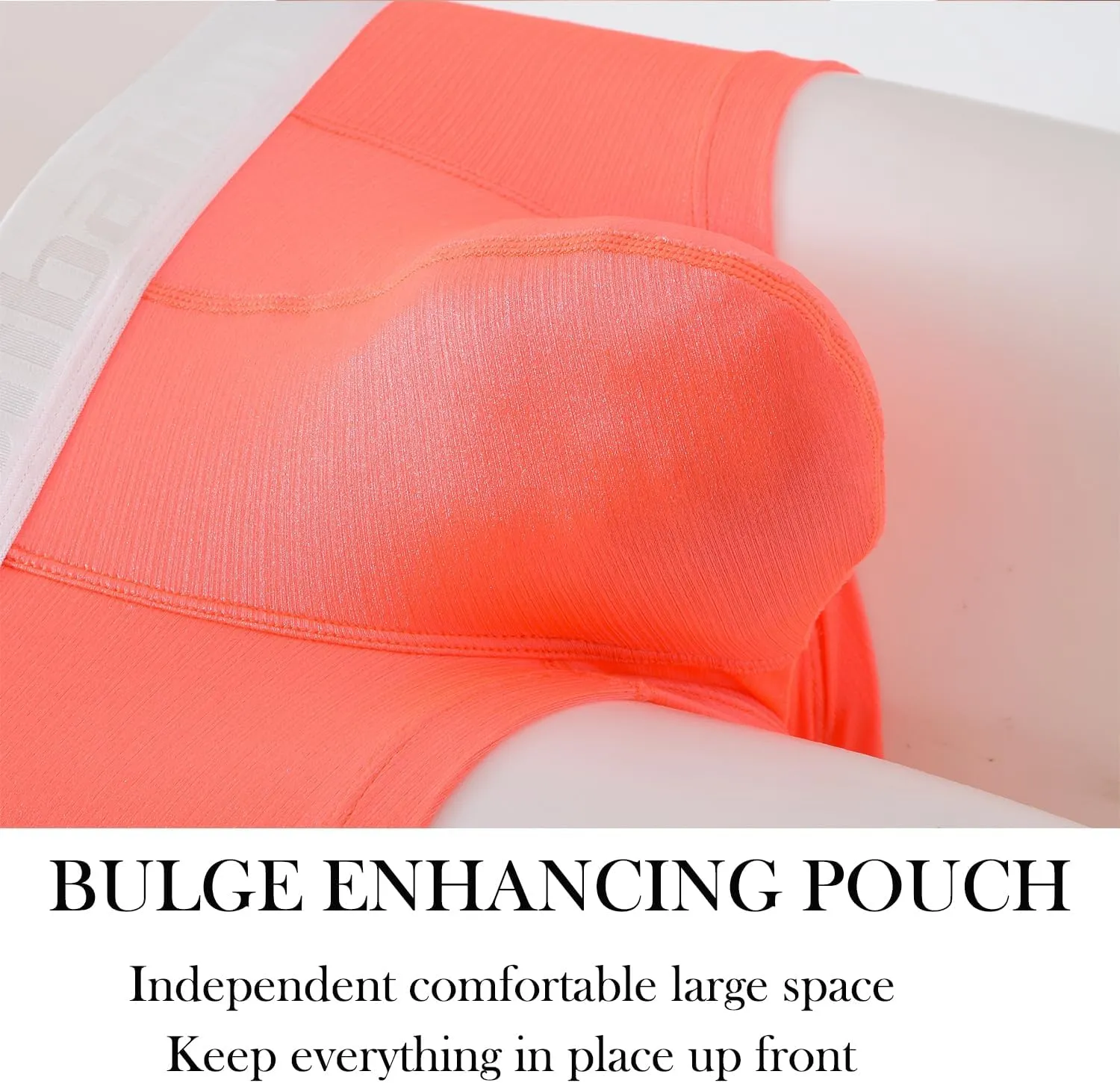 ZONBAILON Mens Sexy Ice Silk Boxer Briefs Underwear Low Rise Bulge Enhancing Pouch Trunks Pack M L XL 2XL 3XL