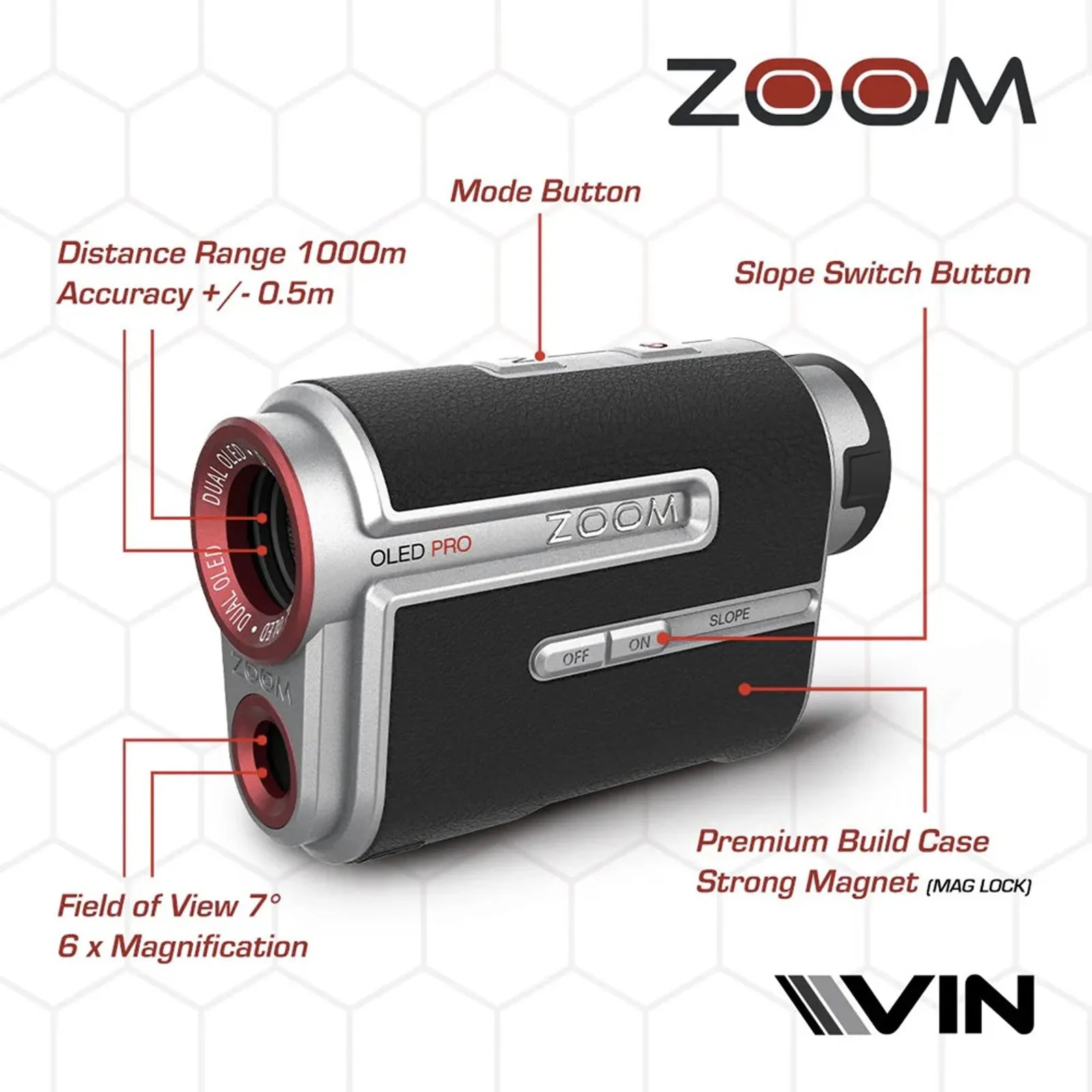 Zoom OLED Pro Laser Rangefinder