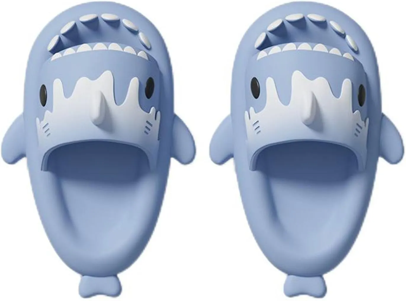 Zureto Ice Cream Shark Slides, Cute Cloud Shark Slides Original, Summer Eva Anti-Slip Casual Shark Sandals